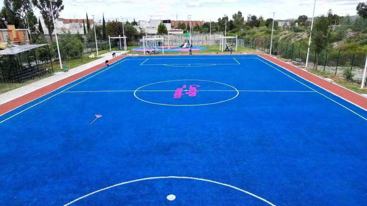 Reinauguran instalaciones del Deportivo El Cobre en Puebla