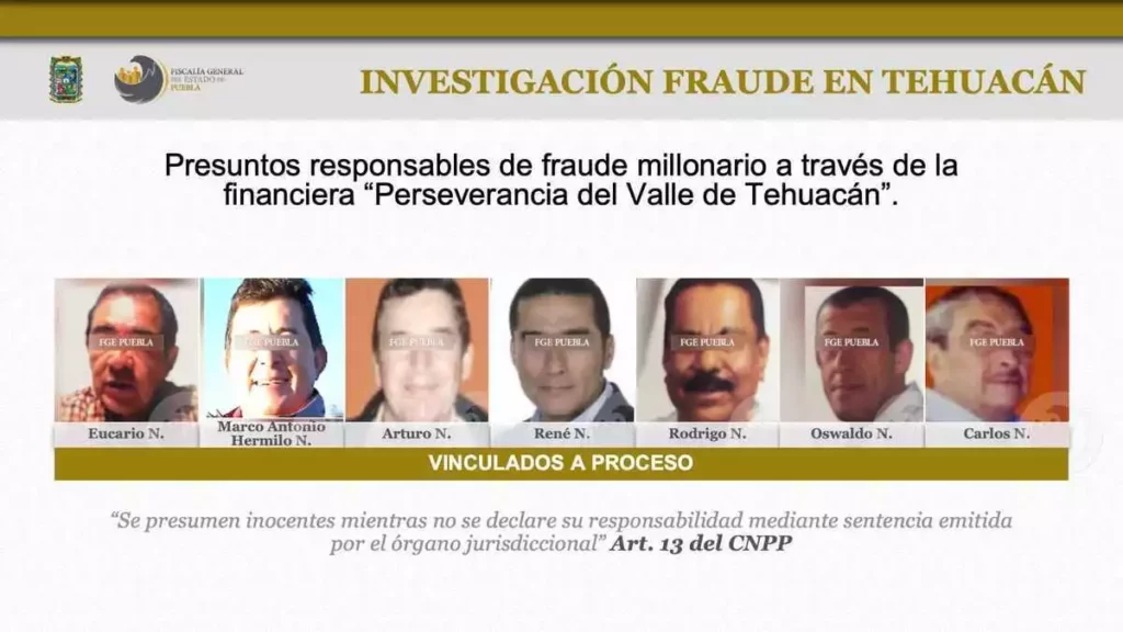 Vinculan por fraude de 35.5 mdp a trabajadores de financiera en Tehuacán