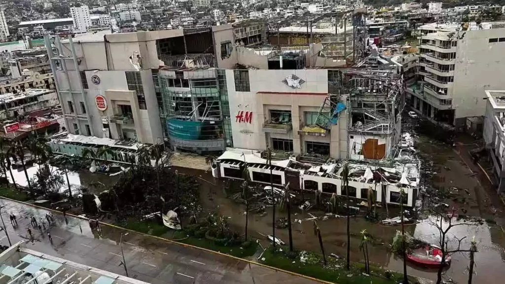 Estos son los estragos del huracán Otis a su paso por Acapulco