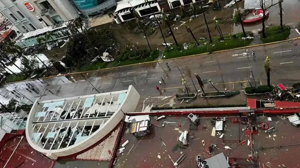 Estos son los estragos del huracán Otis a su paso por Acapulco