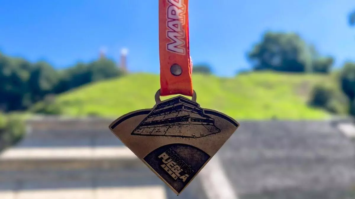 Esta es la medalla del Maratón Puebla 2023