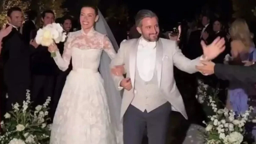 Michelle Salas se casó y Luis Miguel la entregó en el altar