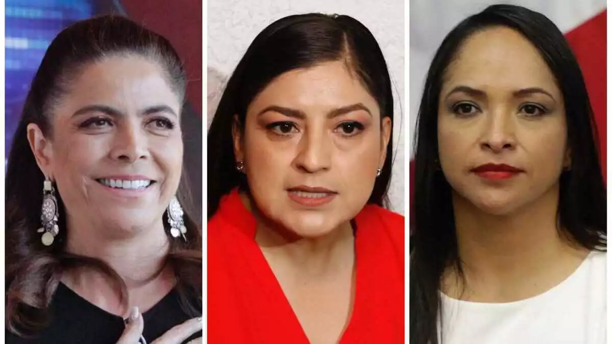 Olivia Salomón, Claudia Rivera y Liz Sánchez aplauden fallo del INE