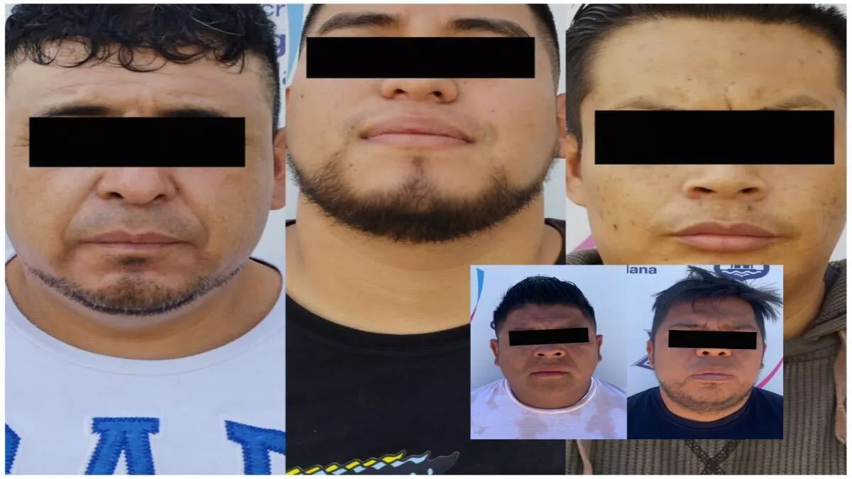 Asaltantes de cuentahabientes son capturados en Puebla