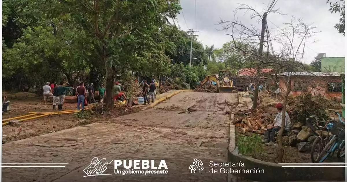 Lluvias por Otis destruyen 16 casas en Venustiano Carranza, Puebla