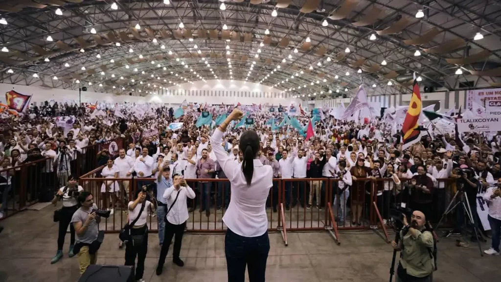 Claudia Sheinbaum arrancó precampaña en Veracruz