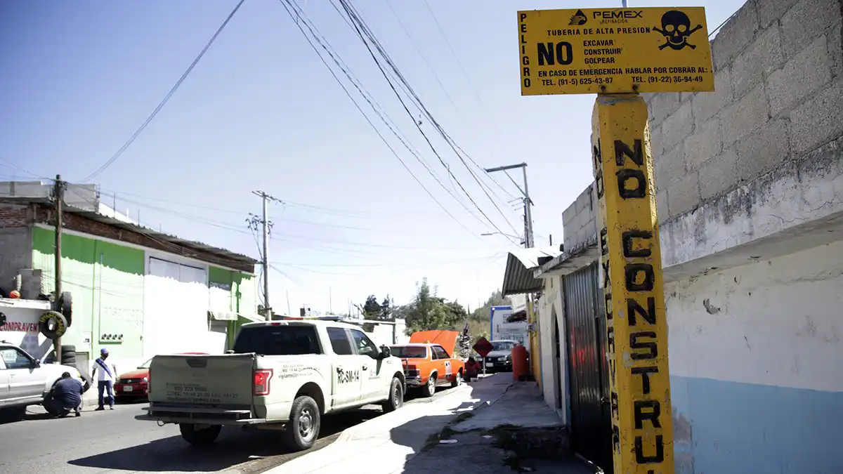 CNDH pide retirar ductos de gas LP de San Pablo Xochimehuacan