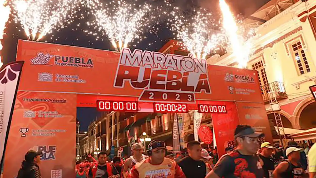 Maratón Puebla 2023 reunió a más de 10 mil corredores