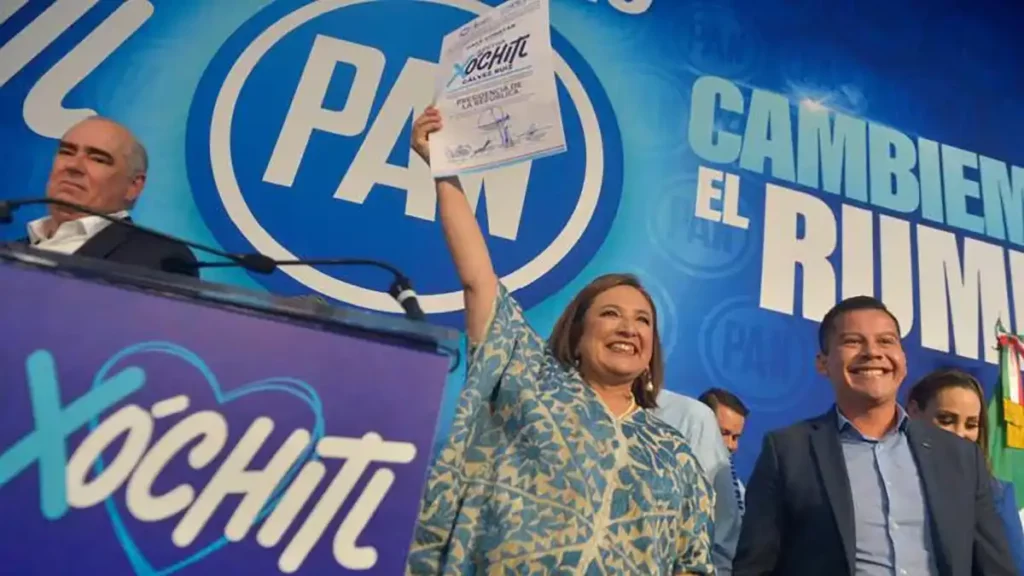 Xóchitl Gálvez se registra como precandidata presidencial del PAN