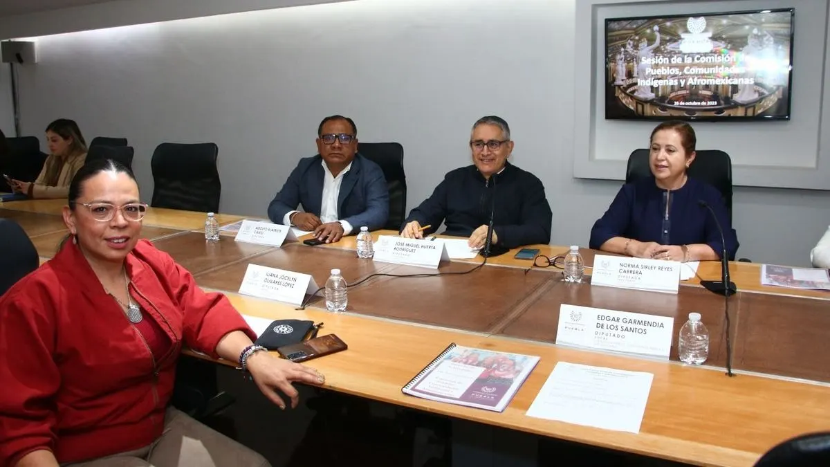 Comisión de Pueblos, Comunidades Indígenas del Congreso de Puebla rinde informe de trabajo