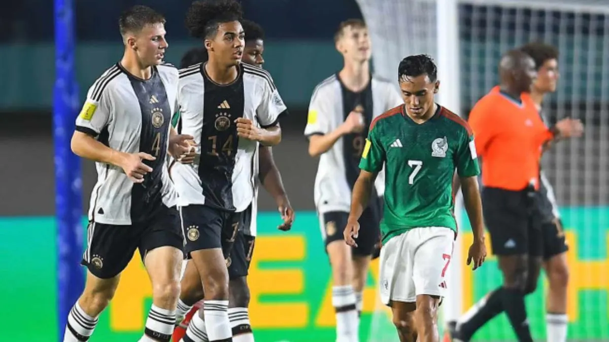 México debuta con derrota 1-3 ante Alemania en el Mundial Sub-17