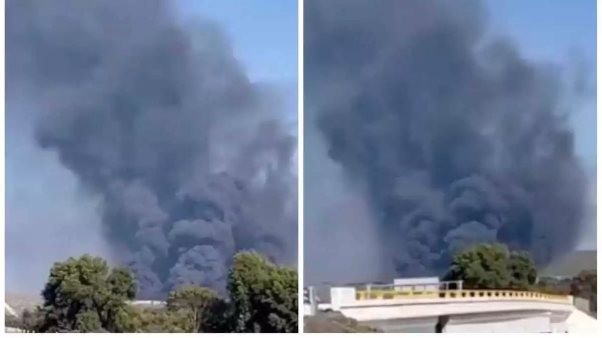 Explota pipa con combustible tras volcar en la autopista Puebla-Orizaba