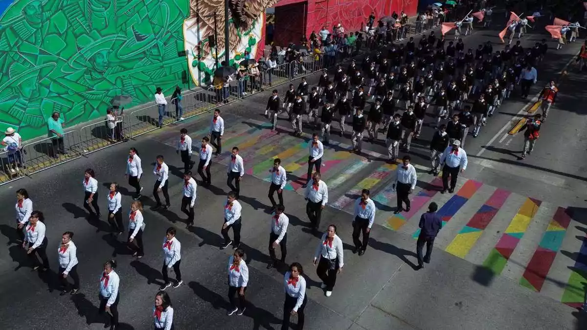 Así fue el desfile conmemorativo de la Revolución Mexicana en Puebla