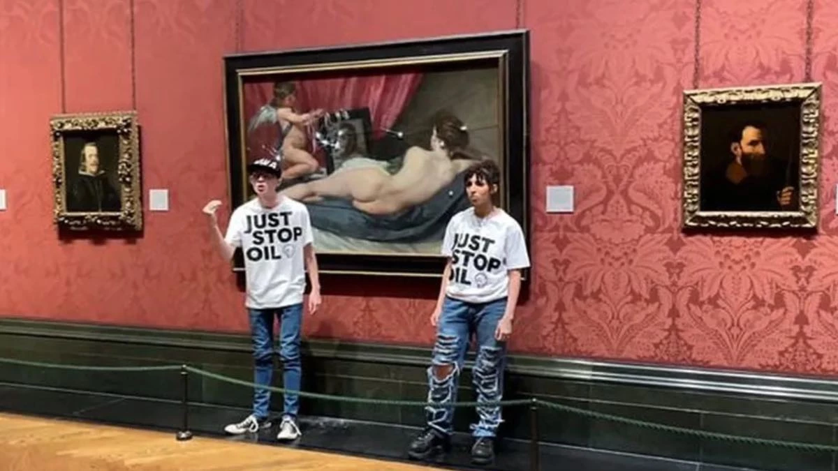Atacan ambientalistas obra La Venus del Espejo, de Diego Velázquez