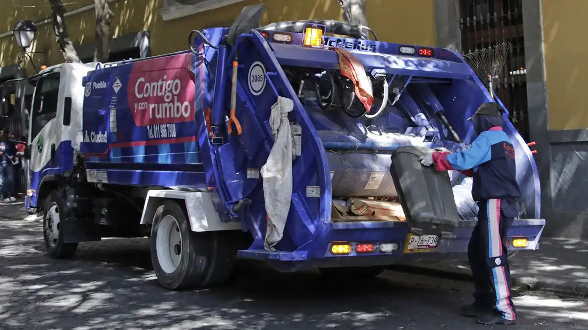 12 de diciembre se suspende servicio de limpia en Puebla Capital