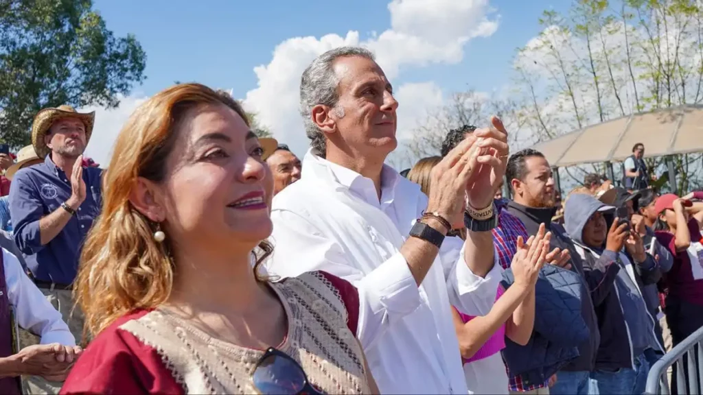 Pepe Chedraui acompaña a Claudia Sheinbaum en visita a Atlixco