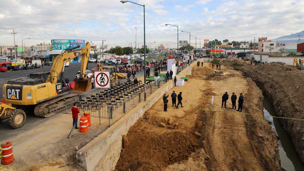 Inicia Construcción Del Distribuidor Vial De La Central De Abasto En Puebla