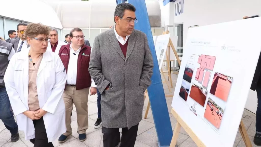 Supervisa gobernador rehabilitación del Hospital de la Mujer en Puebla