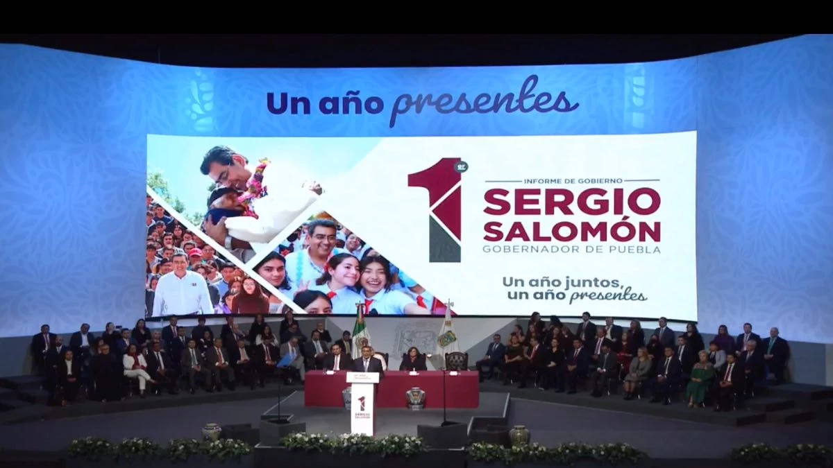 Obras, seguridad y gobernabilidad, destacó Sergio Salomón en su primer informe