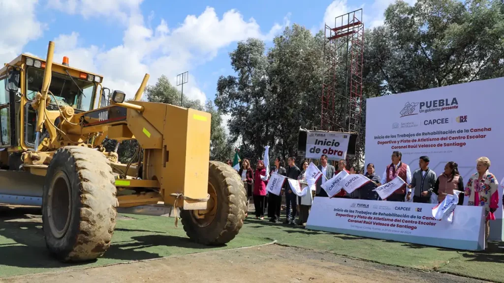 Arrancan obras en Centro Escolar de Canoa