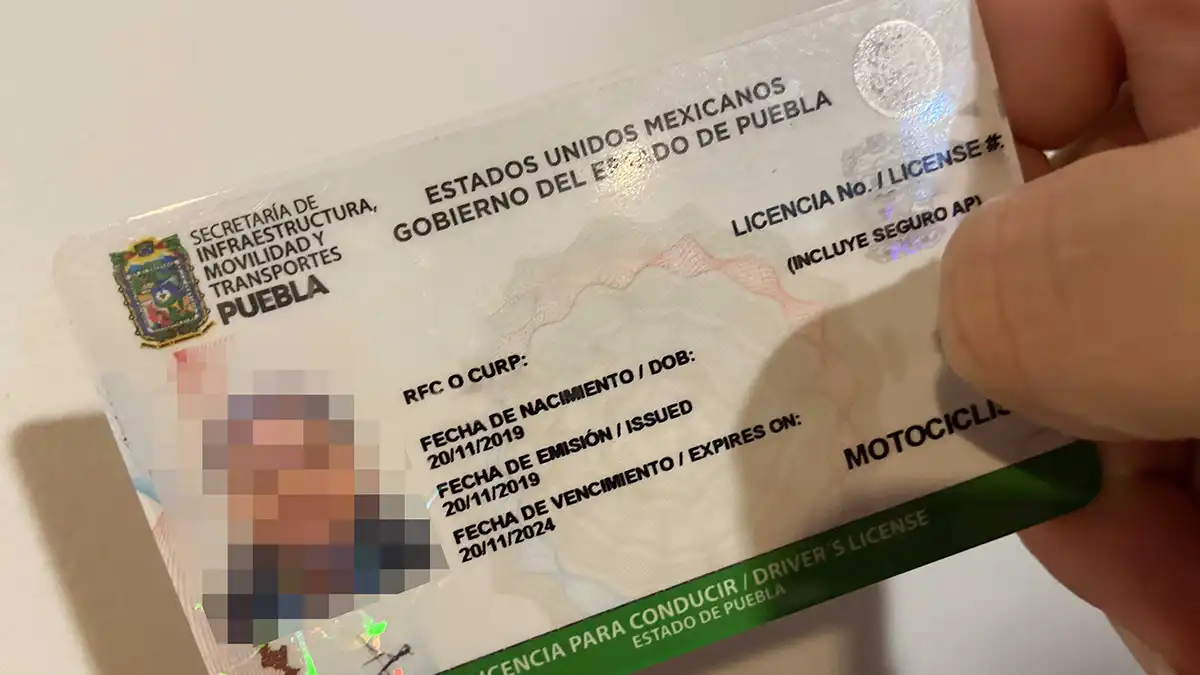 No hay expedición de nuevas licencias permanentes en Puebla; sólo reposición