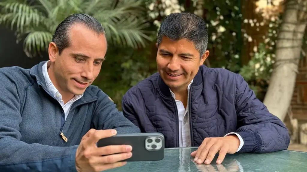 Eduardo Rivera y Mario Riestra preparan proyectos en mesa de trabajo