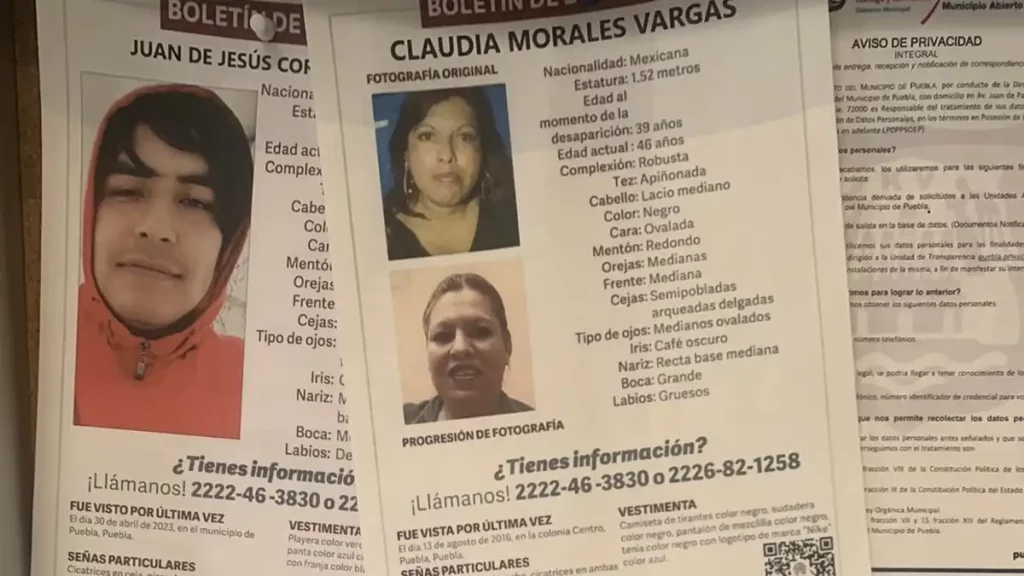 Desaparecidos en Puebla, 807 desde 2019: Comisión de Búsqueda