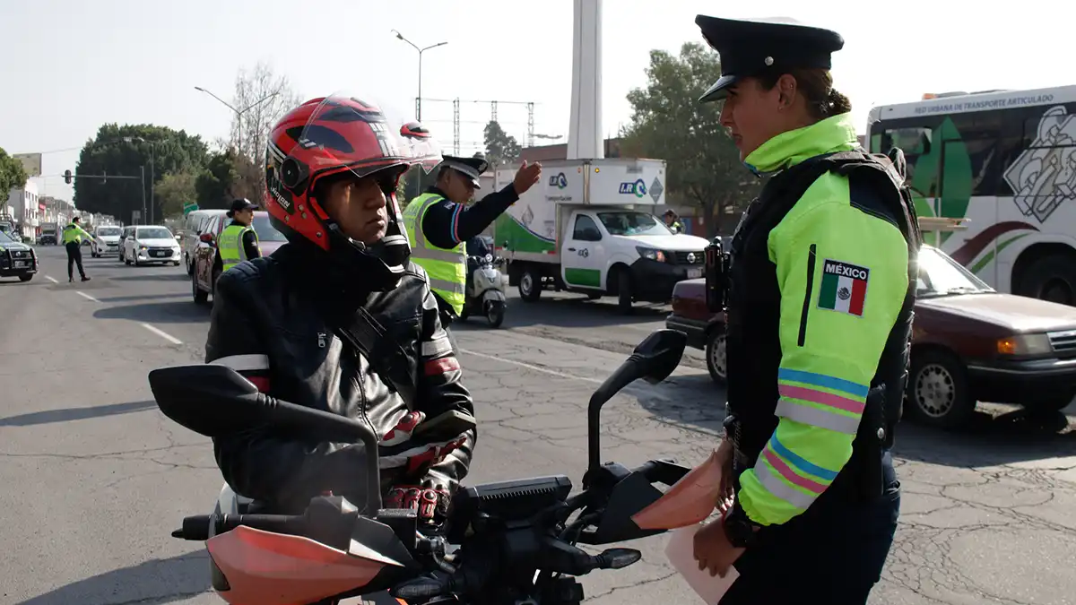 ¿Cuáles son las principales infracciones de motociclistas en Puebla?