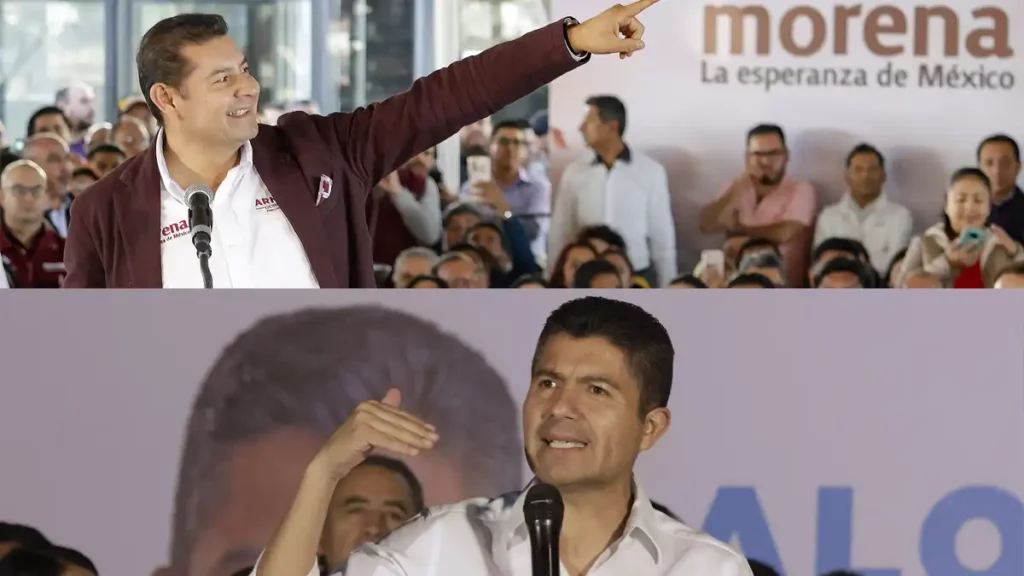 Alejandro Armenta y Eduardo Rivera cerraron precampañas