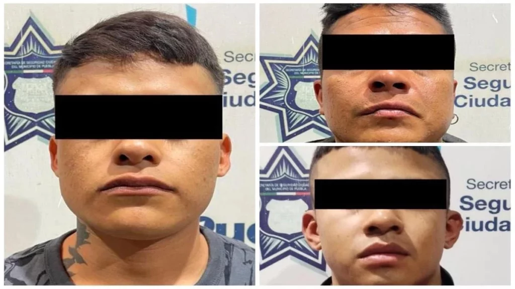 Detienen a tres con droga y escopeta en Puebla; estarían implicados en robos