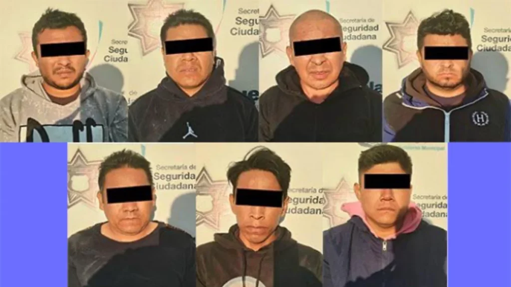 Detienen a ocho saqueadores de viviendas en Puebla capital