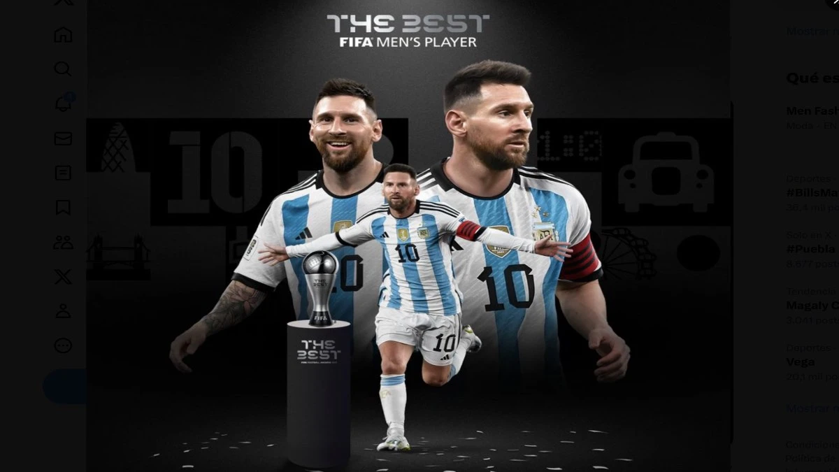 Messi suma su tercer premio The Best