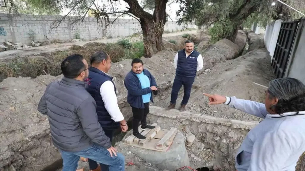 En marcha, obras sanitarias en la junta auxiliar Romero Vargas