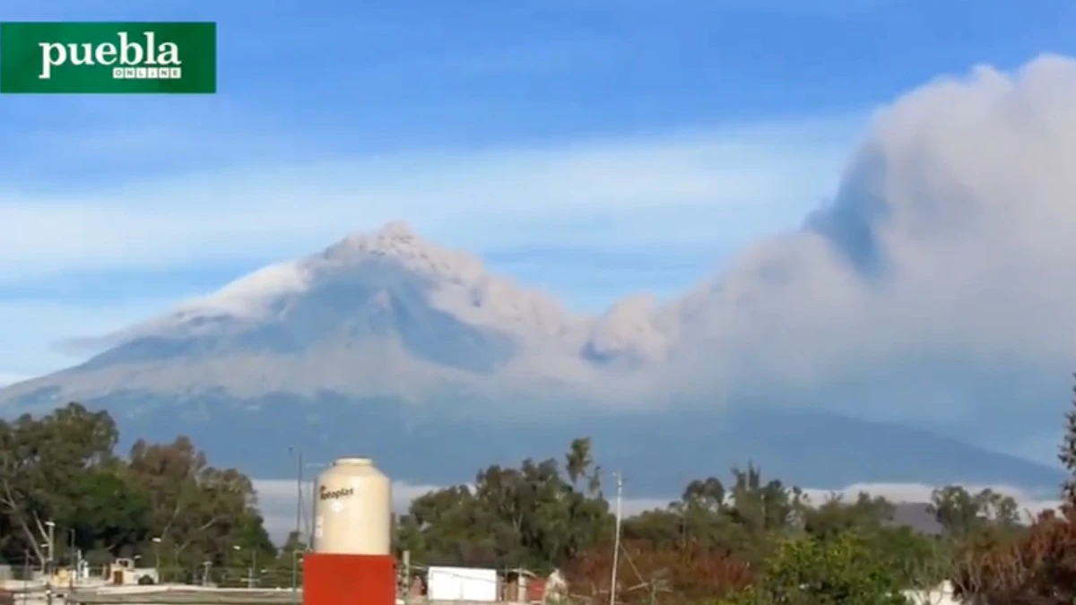 Popocatépetl inicia el miércoles con fumarola