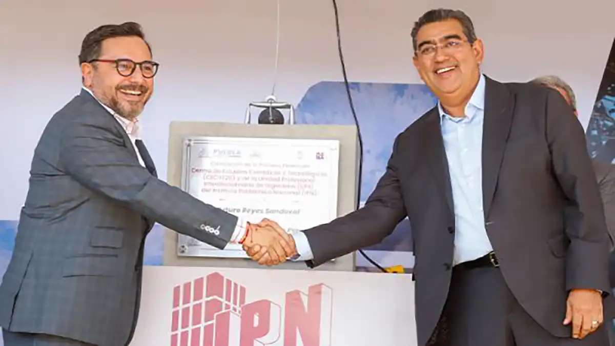 Sergio Salomón concreta llegada del IPN a Puebla, en beneficio de 7 mil 500 alumnos