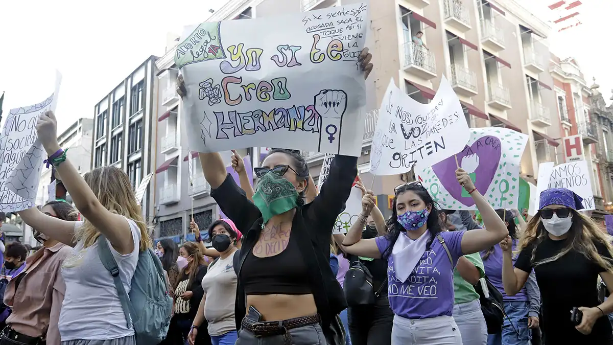 Estas son las marchas en Puebla con motivo del #8M2024