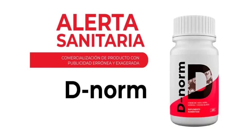 Cofepris alerta sobre D-Norm, producto engaño para personas con diabetes