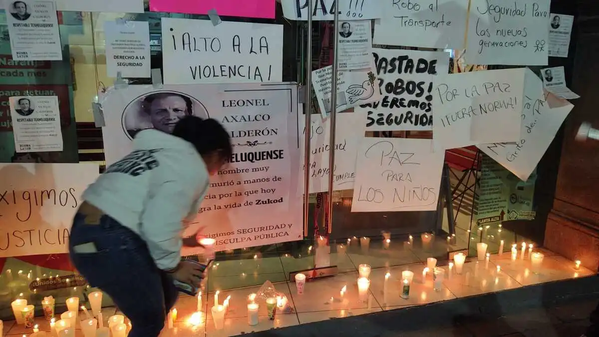 Marchan contra Norma Layón por inseguridad en Texmelucan