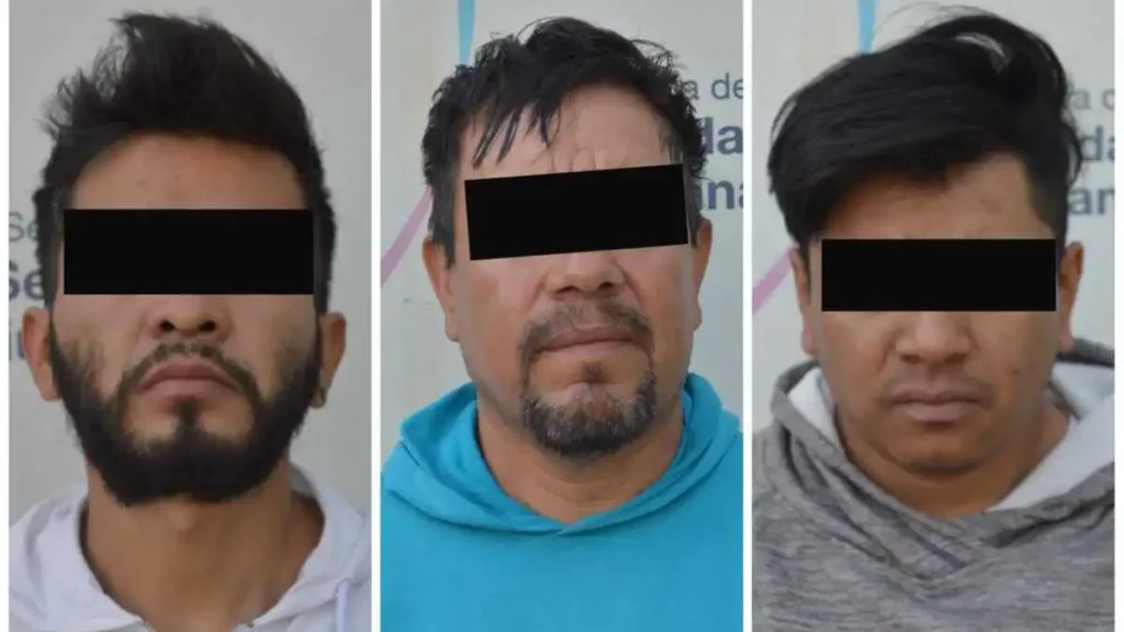 Tres asaltantes de negocios son capturados en la capital poblana