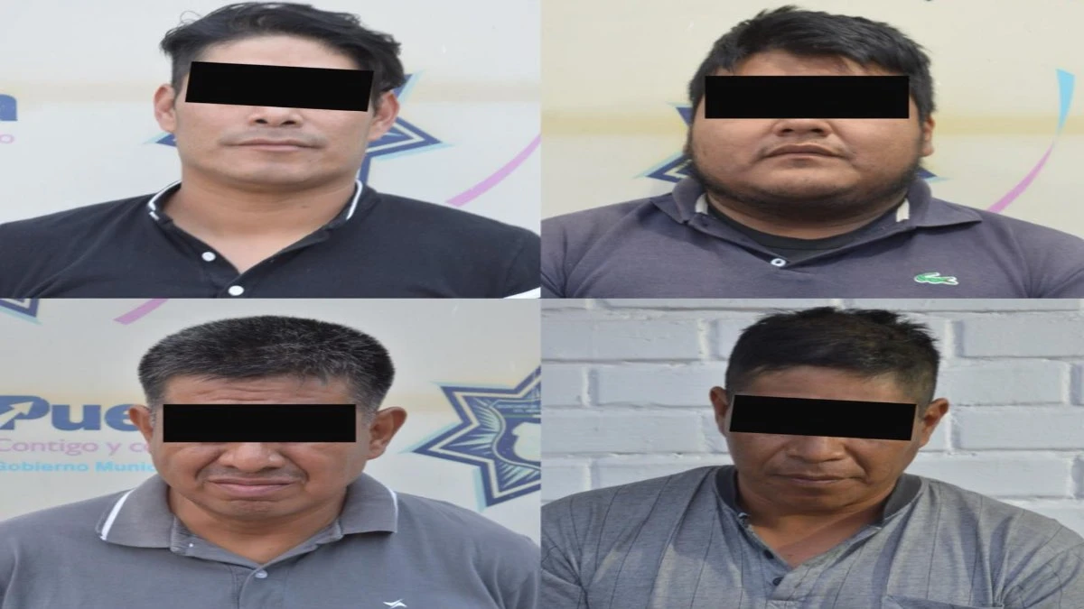 Asaltantes y narcomenudistas son capturados en Puebla capital