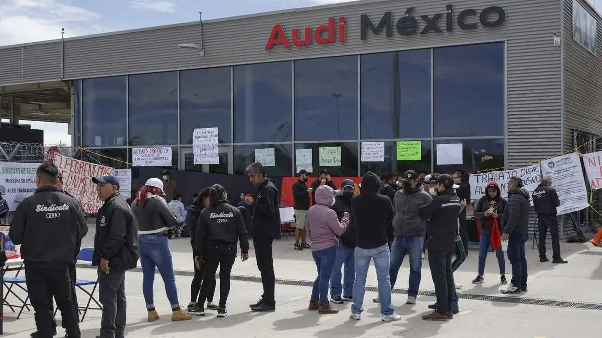 Trabajadores de Audi rechazan 6.5% de aumento y estallará la huelga