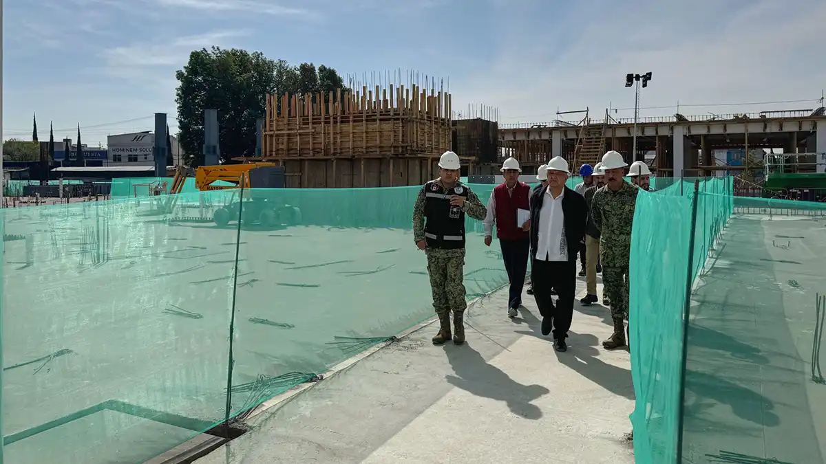 AMLO supervisó obras del nuevo hospital San Alejandro en Puebla
