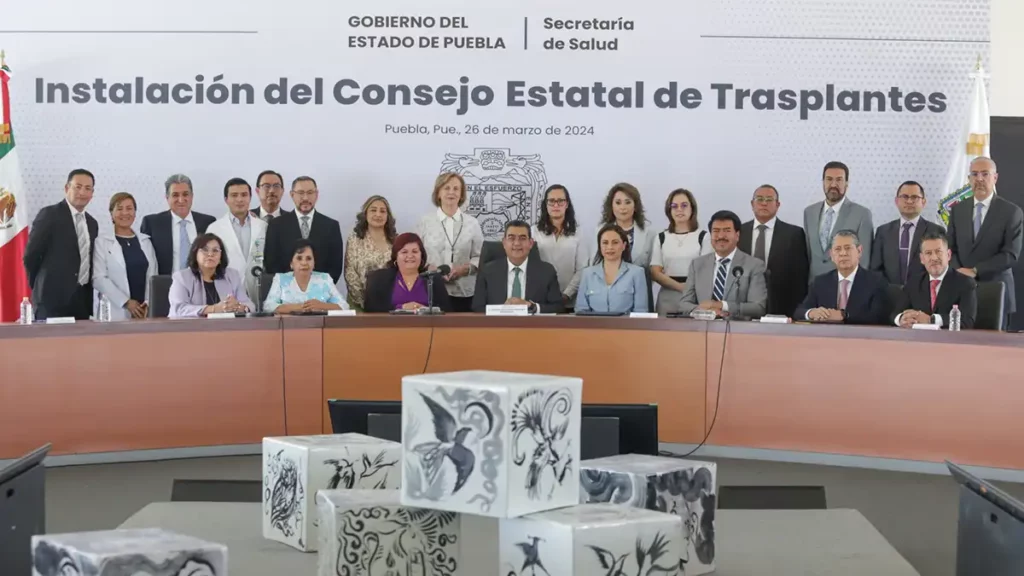 Puebla instala Consejo Estatal de Trasplantes