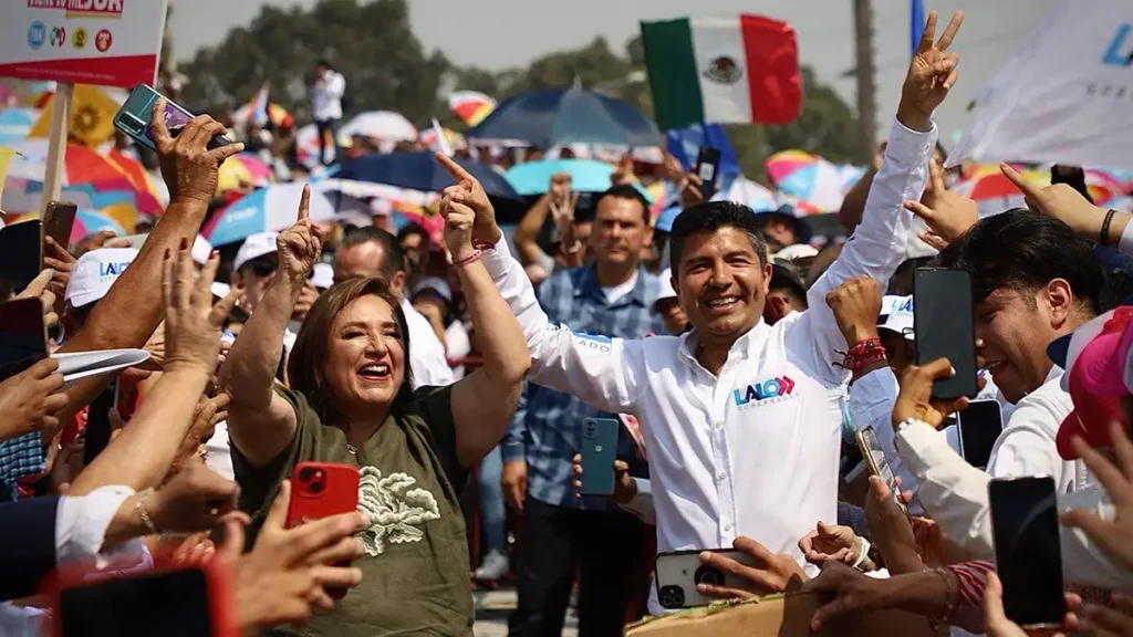 Eduardo Rivera arrancó campaña con Xóchitl Gálvez