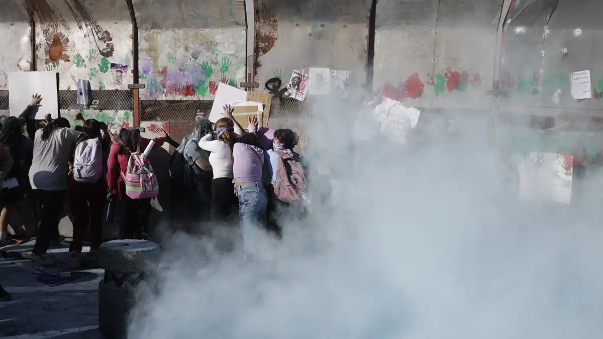 Manifestación Día de la Mujer en Puebla