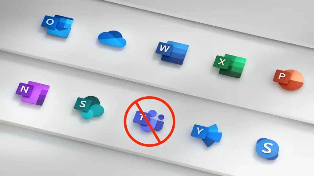 Microsoft decide separar las apps Teams y Office en todo el mundo