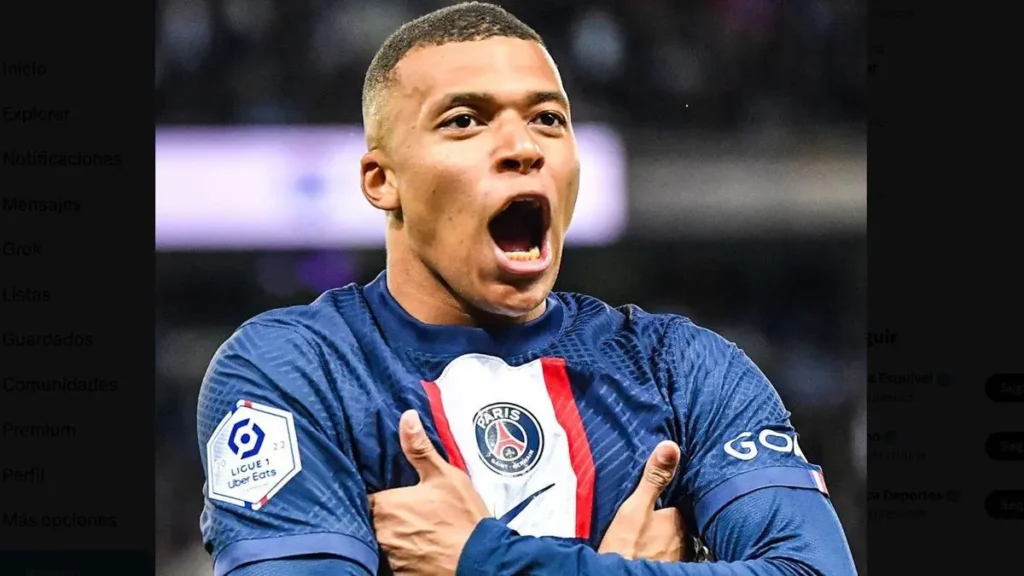 Mbappé tuvo gris despedida del PSG