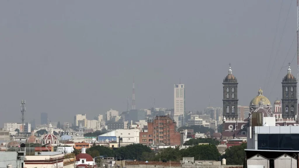 Se mantiene mala calidad del aire en la ciudad de Puebla