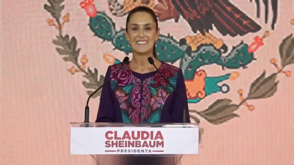 Claudia Sheinbaum, virtual presidenta de México con alrededor del 60% de los votos