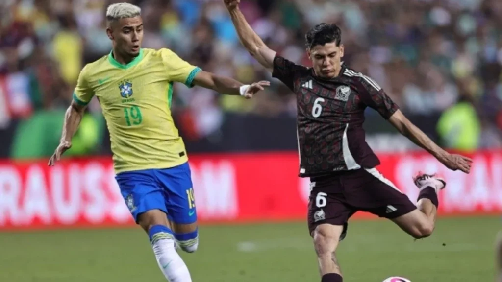 México cae 2-3 ante Brasil en amistoso previo a la Copa América